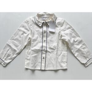 AMAIA Daniel Shirt LS Navy 3Y NWT!